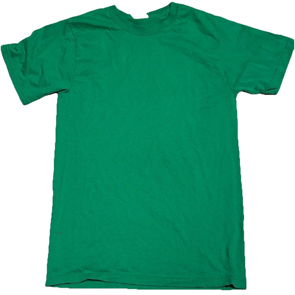 Vintage Blank Green T-Shirt‎ Men's Small FOTL 50/50